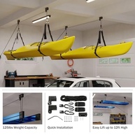 RAD Sportz Elevador de Canoa Premium: Organize sua Garagem com Segurança e Facilidade (56kg) - imagem 5