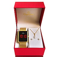 Relógio Champion Feminino Dourado com Joias – Original e Com Garantia - imagem 2