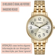 Relógio Mondaine Dourado: Elegância e Garantia - imagem 2
