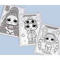 LOL Surprise Colorindo com Adesivos: Diversão Garantida! - imagem 1