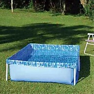 Piscina Infantil 1000L com Armação Azul - Diversão Garantida - imagem 2