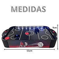 Air Hockey de Mesa com LED: Diversão Garantida! - imagem 2