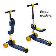 Patinete Infantil 3 Rodas com Música e LED – Diversão Garantida! - imagem 2