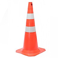 Cones de Sinalização: Kit 2 com Faixas - Segurança Garantida - imagem 2