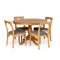 Mesa de Jantar Redonda 4 Lugares: Madeira Maciça Gardênia - imagem 2