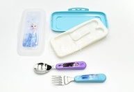 Conjunto de Talheres Frozen Elsa - Garfo e Colher com Estojo para Crianças - imagem 5