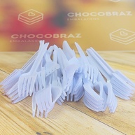 Garfo de Sobremesa Branco: Elegância para sua Festa! - imagem 1
