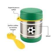 Skip Hop Frasco Isolado para Comida de Bebê com Design Infantil - Manutenção Térmica e Garfo Incluso - imagem 4