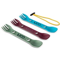 UCO Mini Spork Camping - Colher-Garfo 2-em-1 para Crianças, Pacote com 3 - imagem 2
