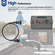Adaptador Transdutor Garmin 8 Pinos para 12 Pinos XID - Qualidade Premium DearChan - imagem 5