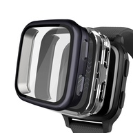 2 Capas Protetoras Garmin Venu Sq: Policarbonato Rígido + Vidro Temperado 9H - imagem 1