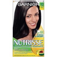 Garnier Nutrisse 10 Preto Onix: Cabelo Preto e Radiante - imagem 1
