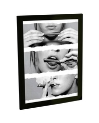 Quadro Decorativo Garota Bolando Blunt - Arte Moderna com Moldura e Alta Definição - imagem 1
