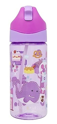 Garrafa Infantil em Tritan Antigermes 400ml Fadas Rosa - Segurança e Estilo para Bebês - imagem 2
