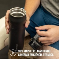Garrafa Stanley Aerolight 710ml com Tampa de Fluxo Rápido - Isolamento a Vácuo, Leve e à Prova de Vazamento - imagem 5