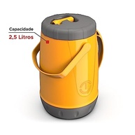 Garrafa Térmica Unitermi Paiva 2.5L - Tereré Amarela com Isolamento Premium - imagem 4