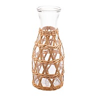 Garrafa de Vidro 800ml com Sisal Wolff: Elegância Rústica - imagem 1