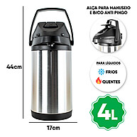 Kit Tereré Inox 4L: Copo, Bomba e Garrafa! - imagem 2
