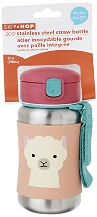 Garrafa de Aço Inox Skip Hop Zoo Lhama - Estilo e Segurança para Bebês - imagem 5