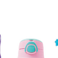 Garrafa Infantil BUBA Animal Fun com Canudo de Silicone – Ideal para Escola e Passeios! - imagem 1