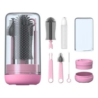 Kit de Escovas de Silicone 4 em 1 para Limpeza de Copos e Garrafas - Design Ergonômico e Multiuso - imagem 3