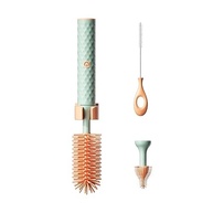 Kit Escova Limpeza Garrafas Elétrica Recarregável - 5 Peças com Cerdas de Silicone Macias e Alta Rotação - imagem 2