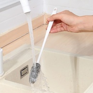 Escova de Silicone para Garrafas e Copos - Cabo Longo Ergonômico - imagem 1