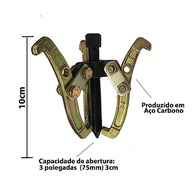 Saca Polia e Rolamentos 3 Garras 3" (75mm) - Essencial para Carros - imagem 3