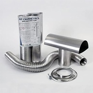 Kit Chaminé Fácil 100x370mm - Acessórios Premium para Aquecedor a Gás - imagem 4