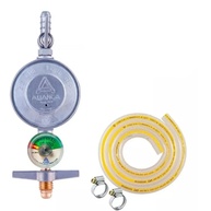 Regulador de Gás com Manômetro Aliança - Kit Completo com Mangueira - imagem 1