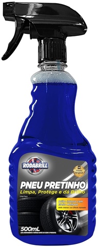 Pneu Pretinho Gatilho Rodabrill: Brilho Intenso e Proteção para Seus Pneus - imagem 1