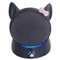 Suporte Gatinha Kitty Black Cat: Charme e Segurança para seu Alexa Echo Dot 4ª e 5ª Geração - imagem 1