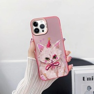 Capinha iPhone Gatinho Fofo: Coração e Festa! - imagem 2