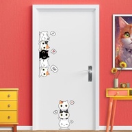 Adesivo Infantil de Gatinhos Lavável - Seguro e Criativo para Decoração de Quarto de Bebê e Criança - imagem 4