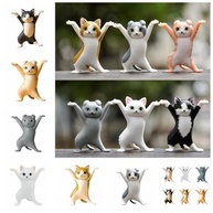 Mini Gato Decorativo em PVC - Charmoso Acessório para Escritório e Casa - imagem 5