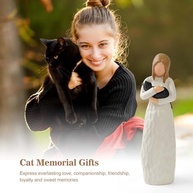 Estátua de Gato Preto em Resina - Presente Emocionante para Amantes de Gatos - imagem 5