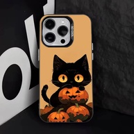 Capinha Halloween Gato Abóbora iPhone - imagem 2