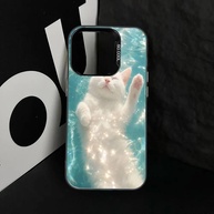 Capa iPhone: Gato Branco Antiderrapante - imagem 2