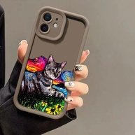 Capa iPhone: Gato Vintage - Proteção e Estilo! - imagem 2