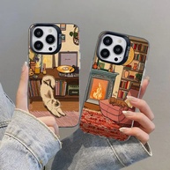 Capinha iPhone Gato Retrô: Estilo e Proteção! - imagem 2