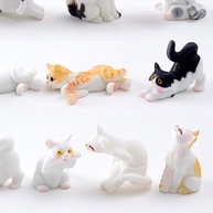 Estatueta de Gato com Micro Paisagem - Decoração Criativa para Desktop - imagem 5