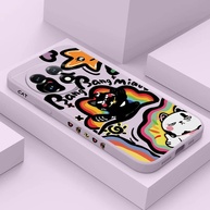 Capinha Oneplus: Gato Arco-Íris em Silicone Líquido - imagem 2