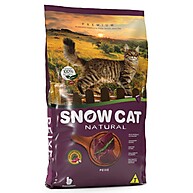 Ração Snow Cat Premium Natural Peixe 10,1kg: Nutrição de Qualidade para Seu Gato - imagem 1