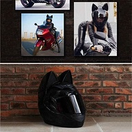 Capacete Moto Orelha de Gato Wangbadan: Estilo Único e Segurança Certificada DOT - imagem 4