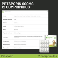 Petsporin 600mg: Antibiótico para Cães e Gatos - imagem 2