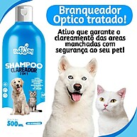 Shampoo Branqueador 7 em 1 + Condicionador para Cães e Gatos - imagem 1