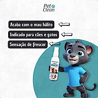 Pet Clean: Spray Bucal Contra Mau Hálito para Cães e Gatos - imagem 2
