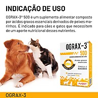 Ograx 500 mg: Suplemento de Ômega-3 para Cães e Gatos - imagem 2
