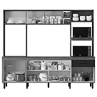 Cozinha Compacta Zoe: 6 Portas e 1 Gaveta - imagem 2