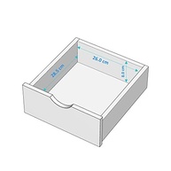 Mesa de Cabeceira Alice Retrô com 1 Gaveta e Nicho - Design Off White e Freijó - imagem 3